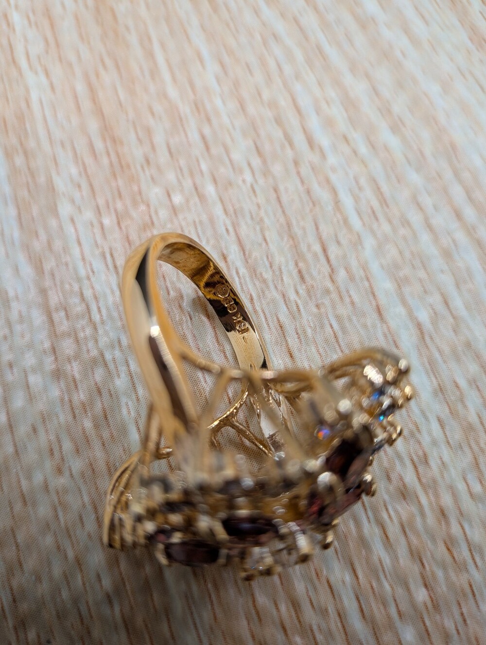 Gold Plated Statement Ring - Picture 5 of 5